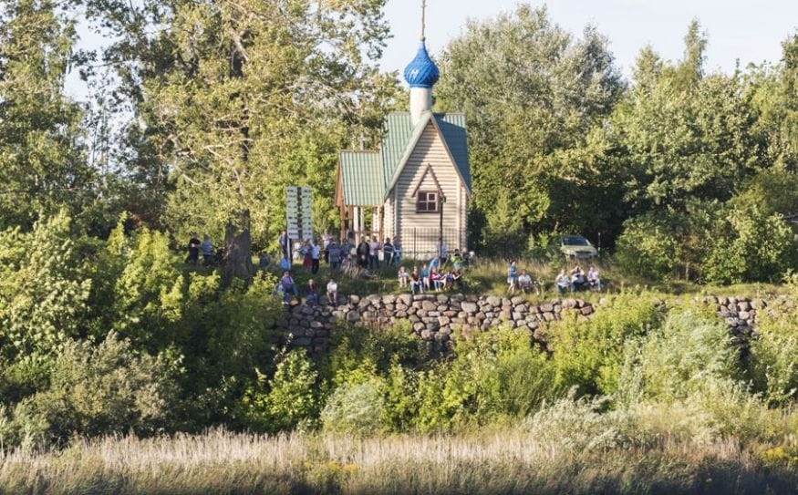 russia volga river church