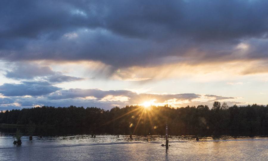 russian river cruise sunset