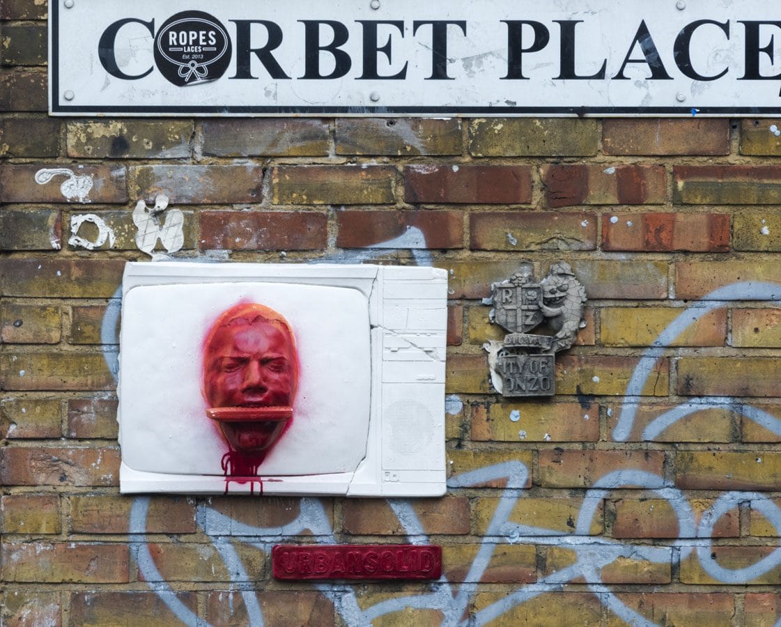 shoreditch street art head