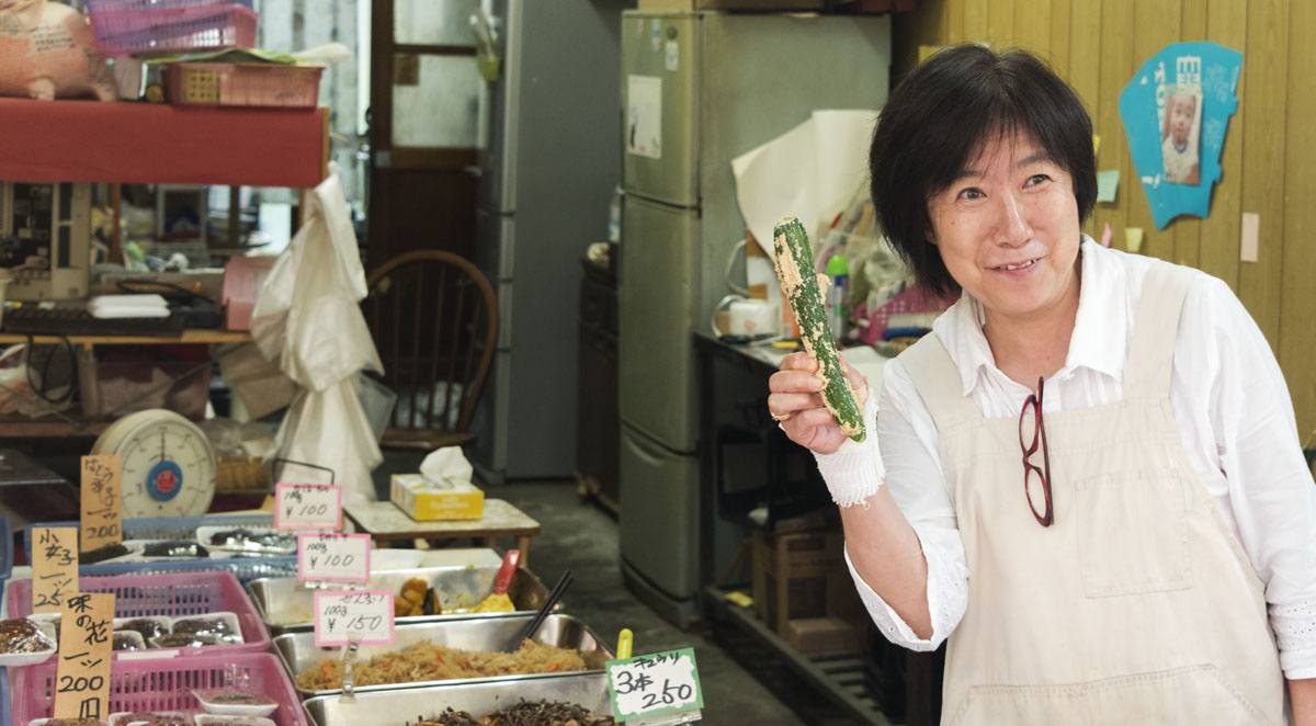 tokyo happy cucumber lady