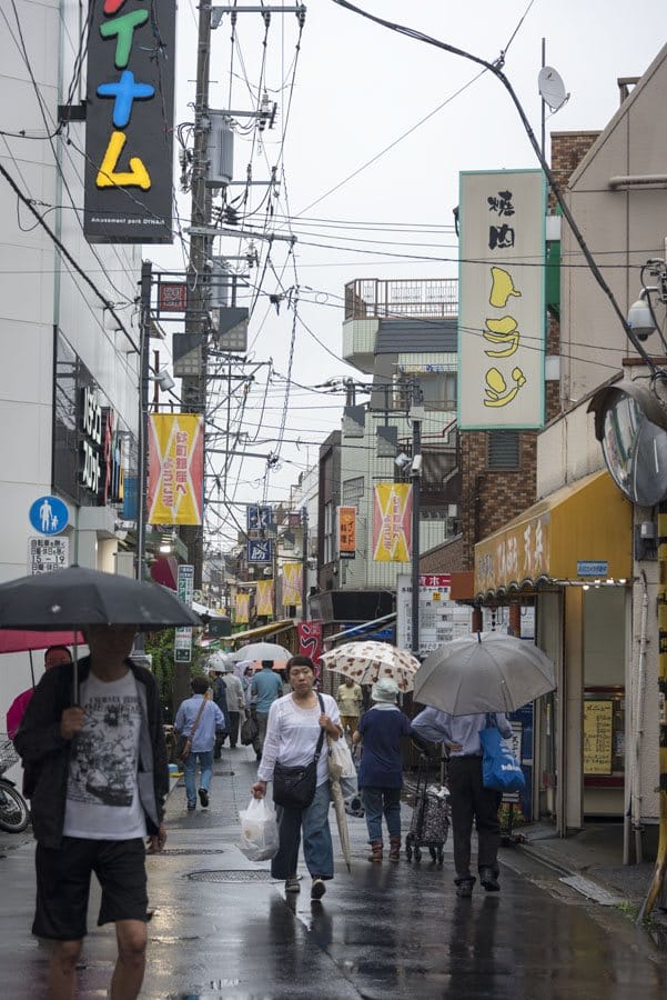 tokyo sunamachi rainy