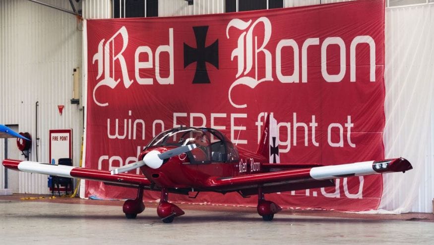 red baron plane sydney panoramic flights