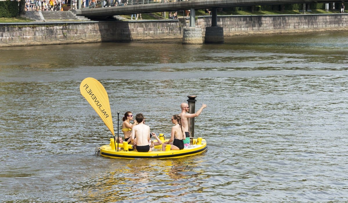 visit turku river sauna