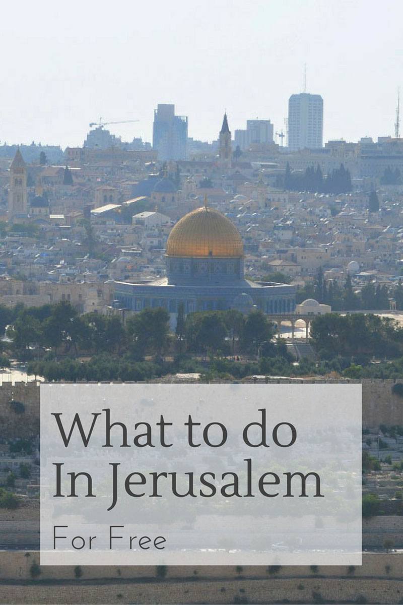 what to do in jerusalem for free mount of olives