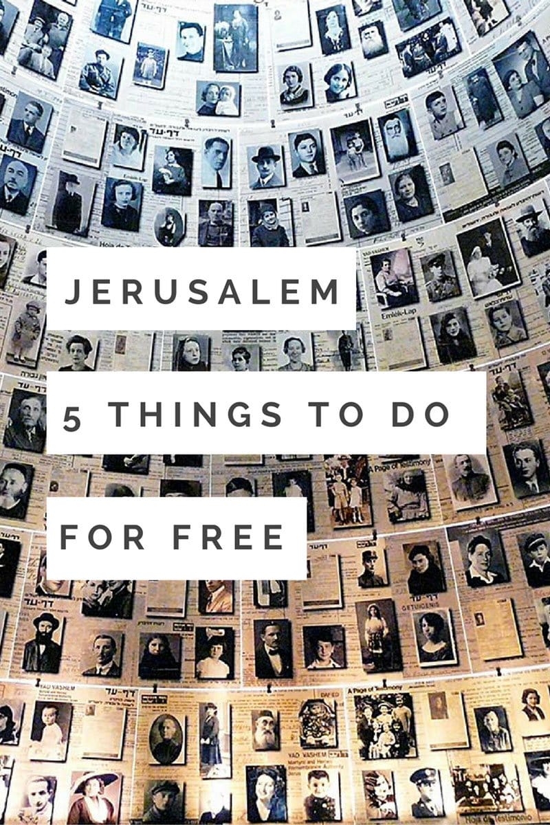 jerusalem things to do for for free yad vashem