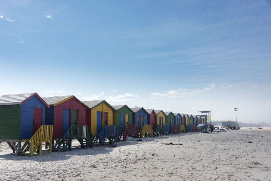 muizenberg beach huts cape town