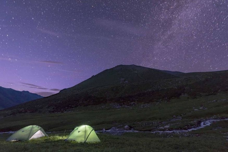 kyrgyzstan night sky