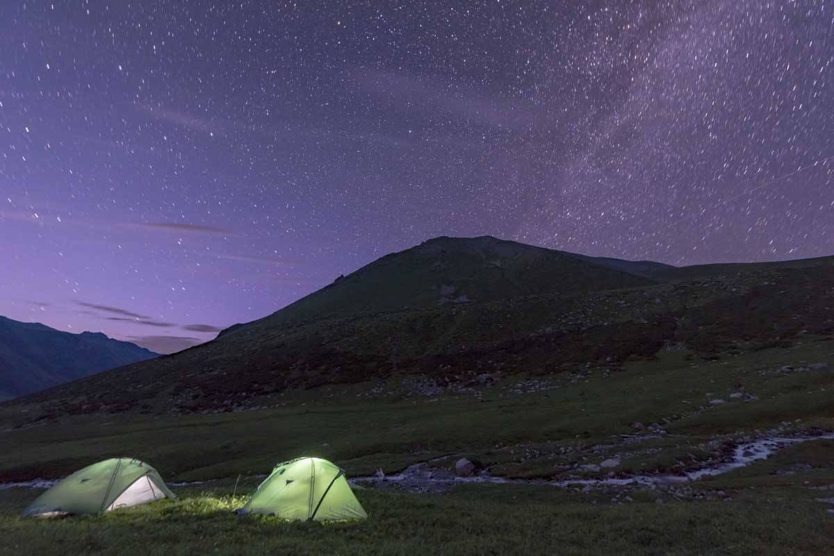 kyrgyzstan night sky