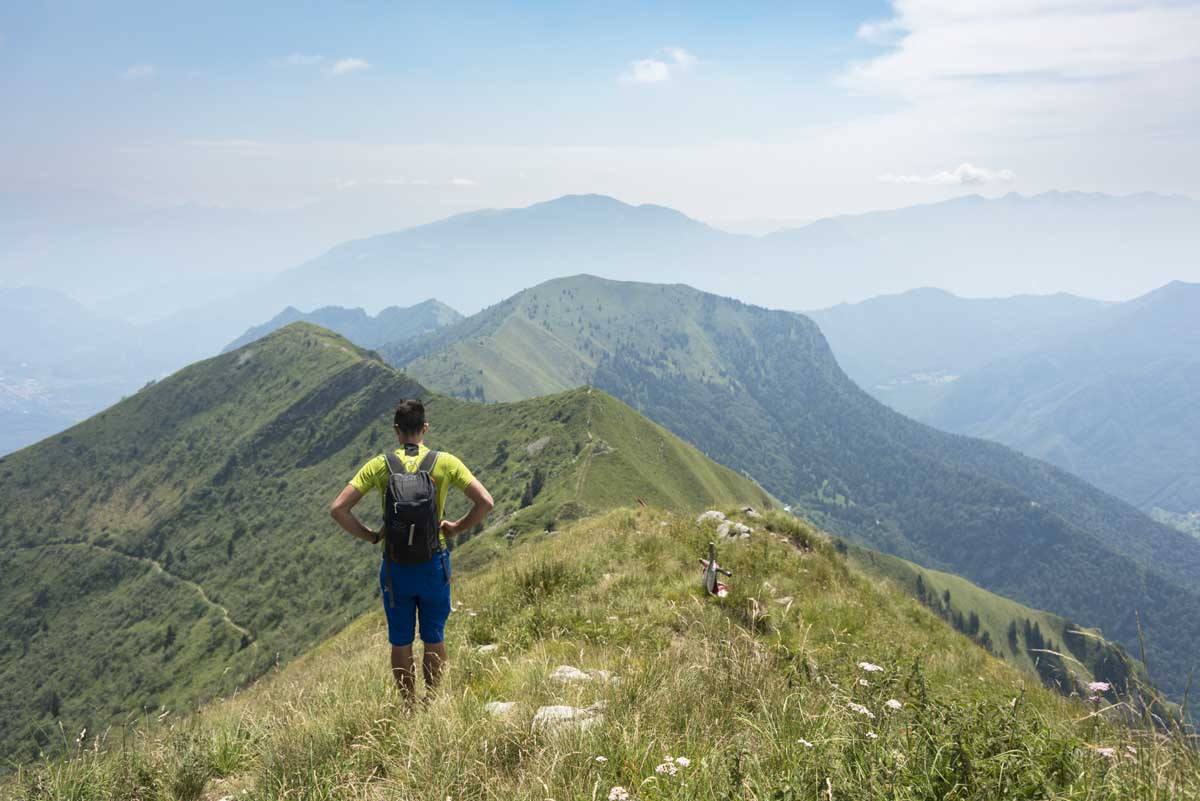 hiking trentino mountains