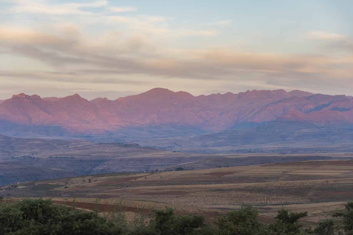 3 days in lesotho sunset
