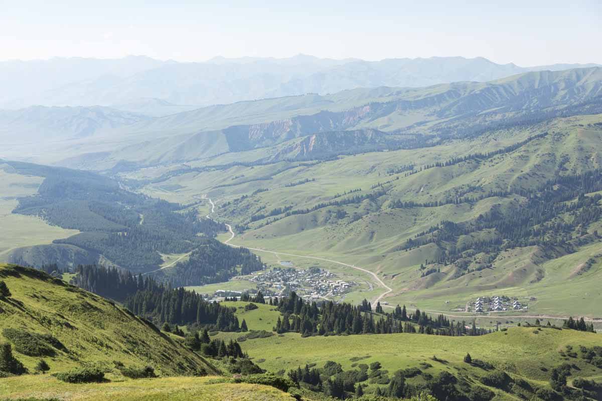 jyrgalan from above kyrgyzstan