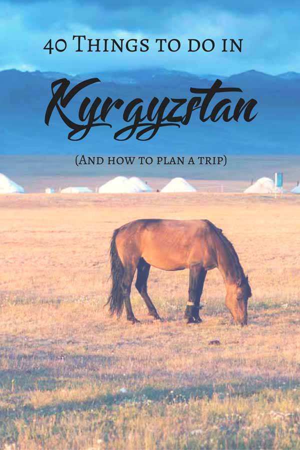 kyrgyzstan travel tips pin