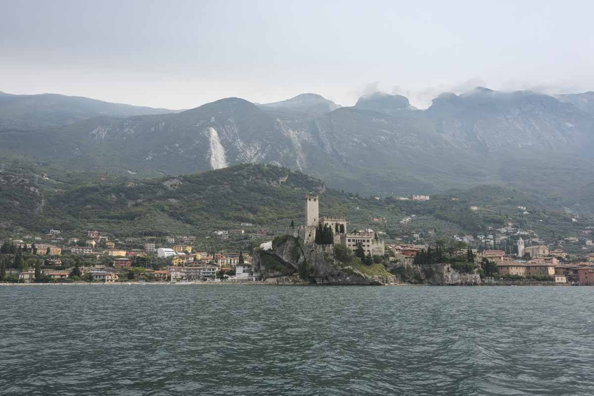 lake garda malcesine from lake