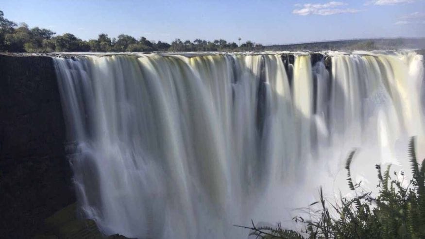 victoria falls zimbabwe long exposure