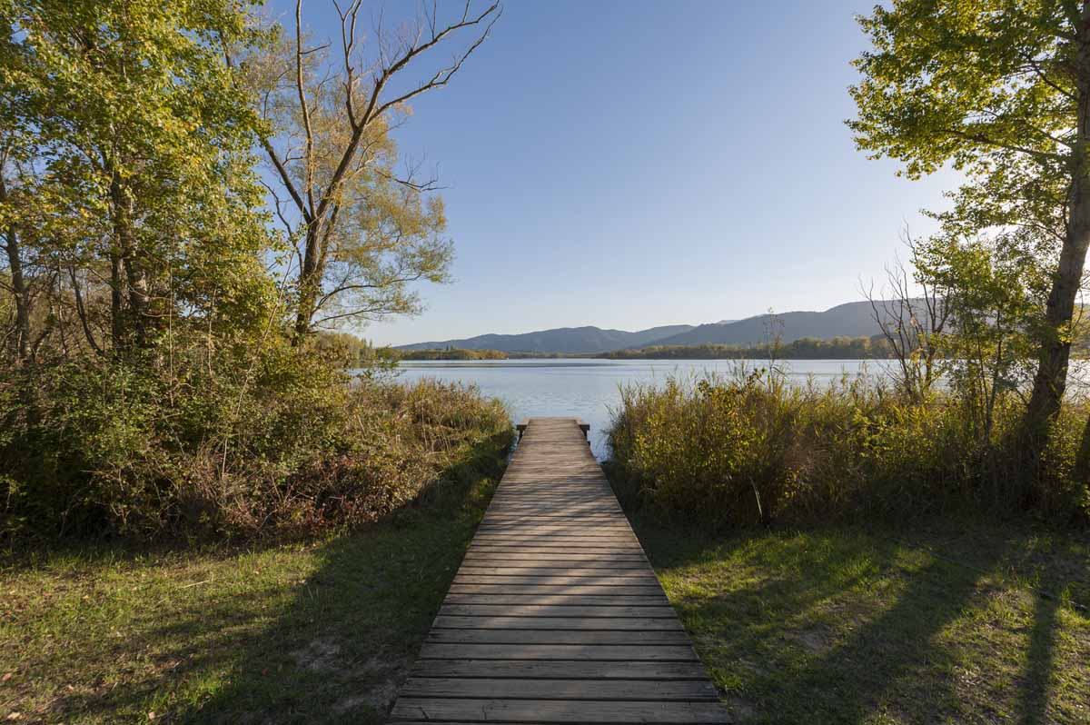 banyoles lake afternoon