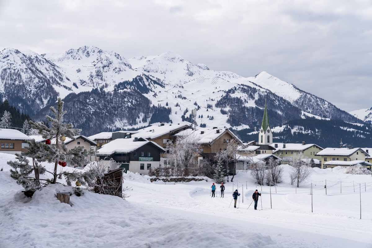 cross country ski winter tirol