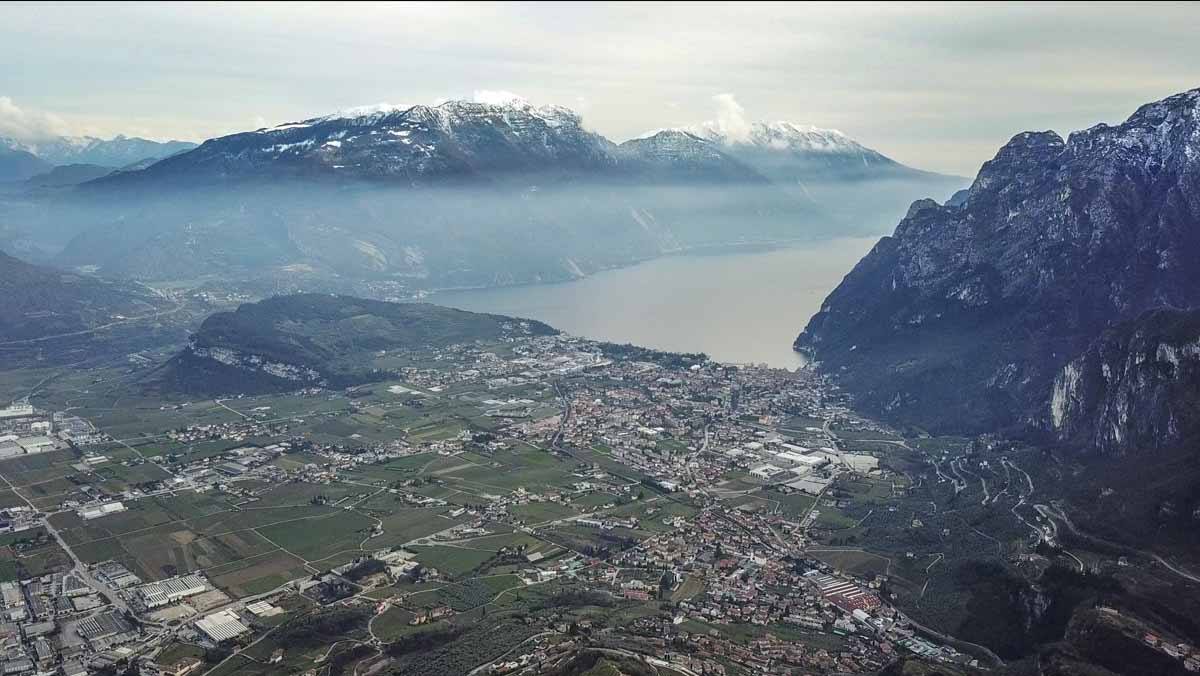 rifugio san pietro garda drone