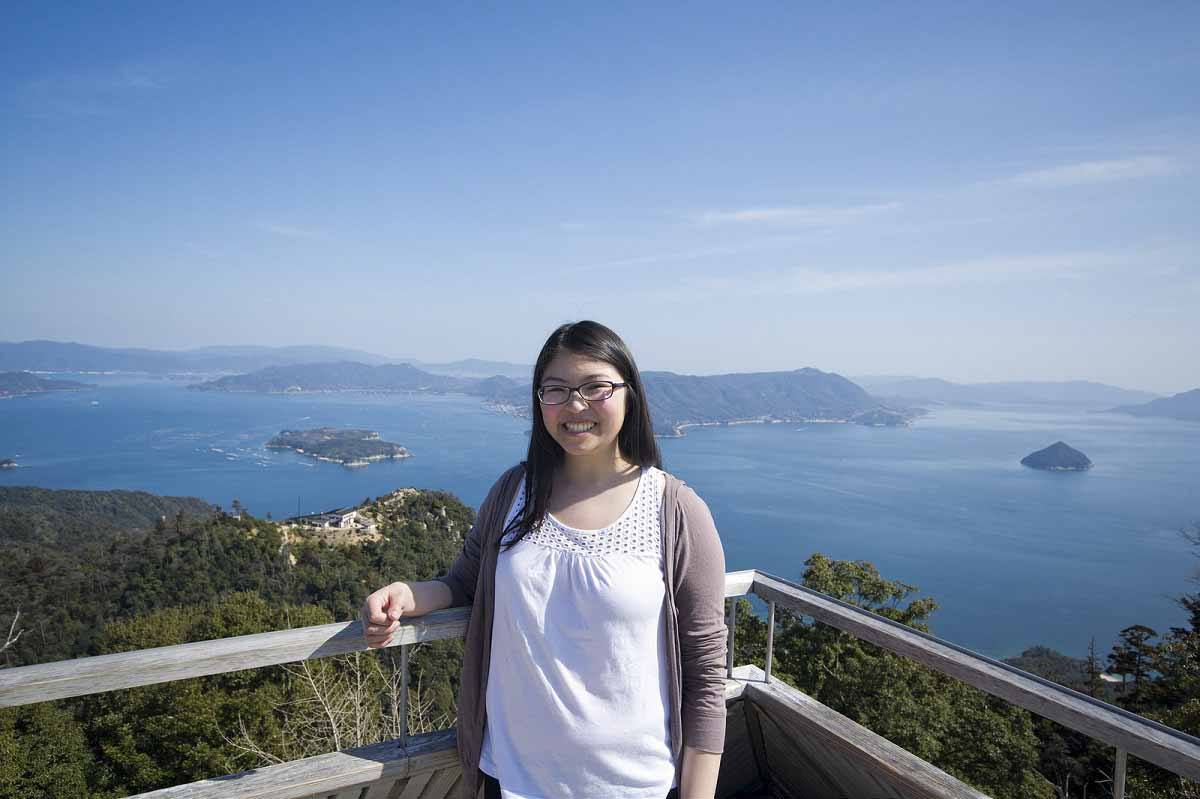 Adelina at Miyajima