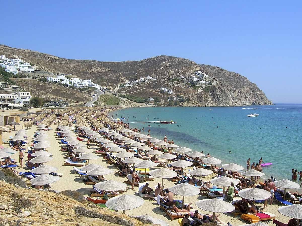 mykonos elia beach