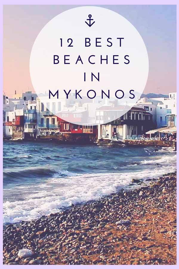 mykonos beaches pin