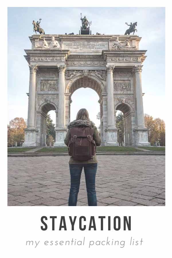 what to pack for a staycation pin