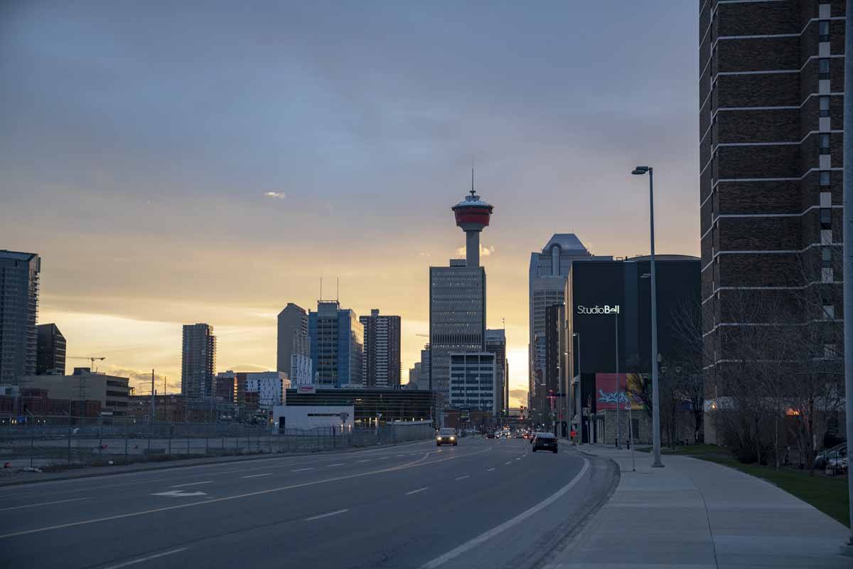 calgary sunset