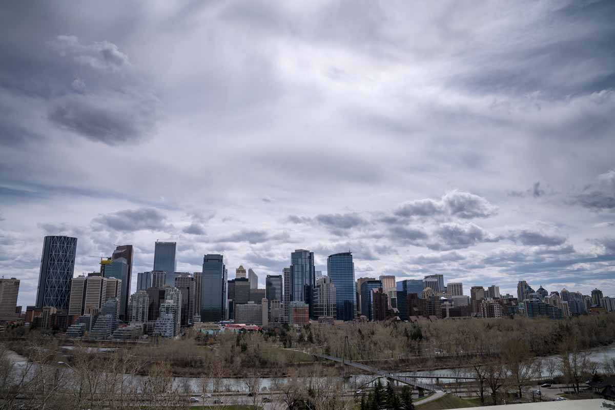 calgary view skyline