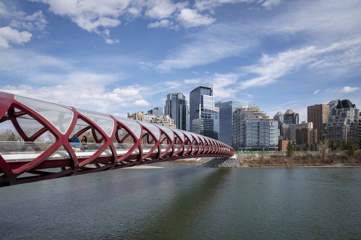 places to visit in Calgary peace bridge