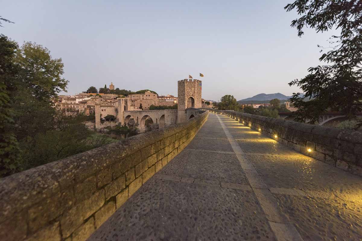 besalu pyrenees sunrise