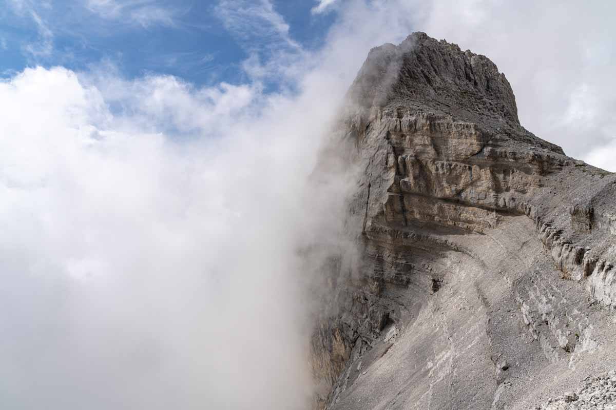 brenta dolomites clouds