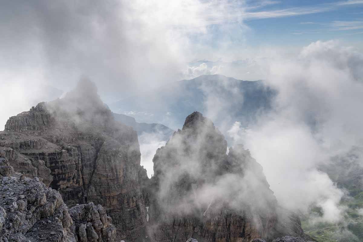 dolomites via ferrata landscape