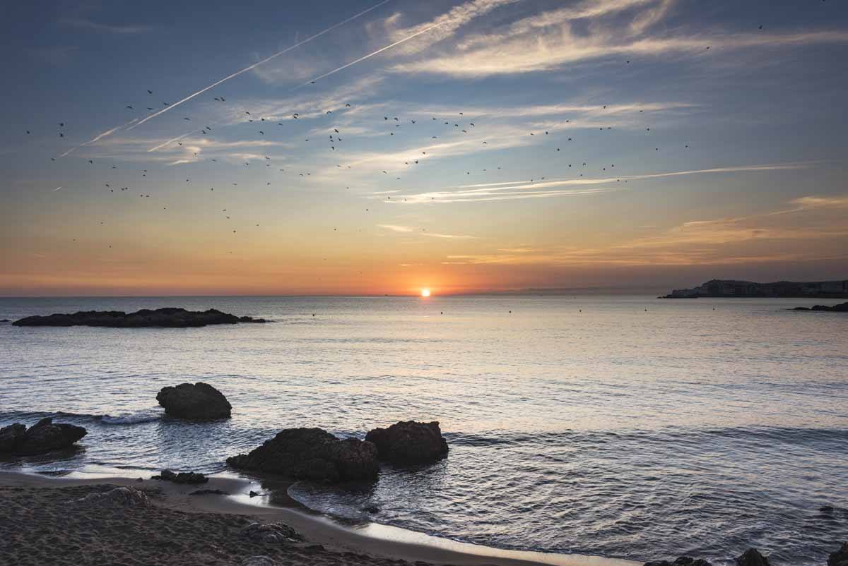 empuries sunset costa brava