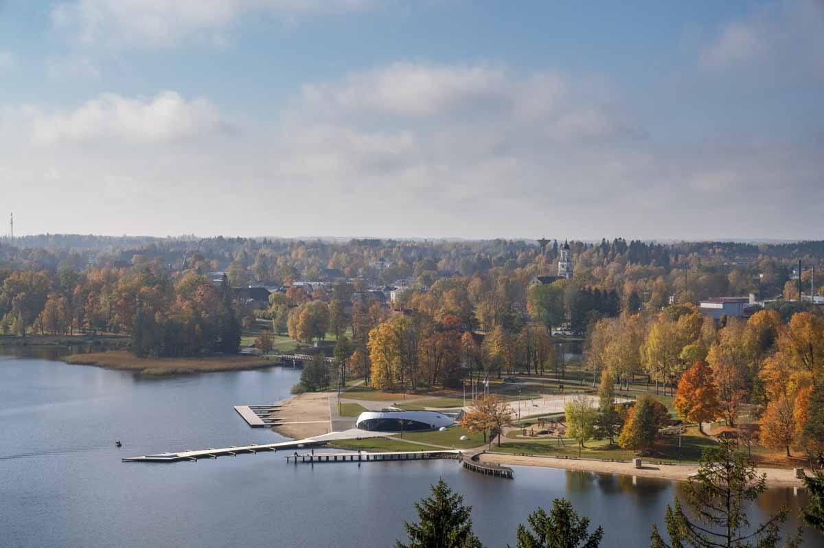 aluksne latvia tower view