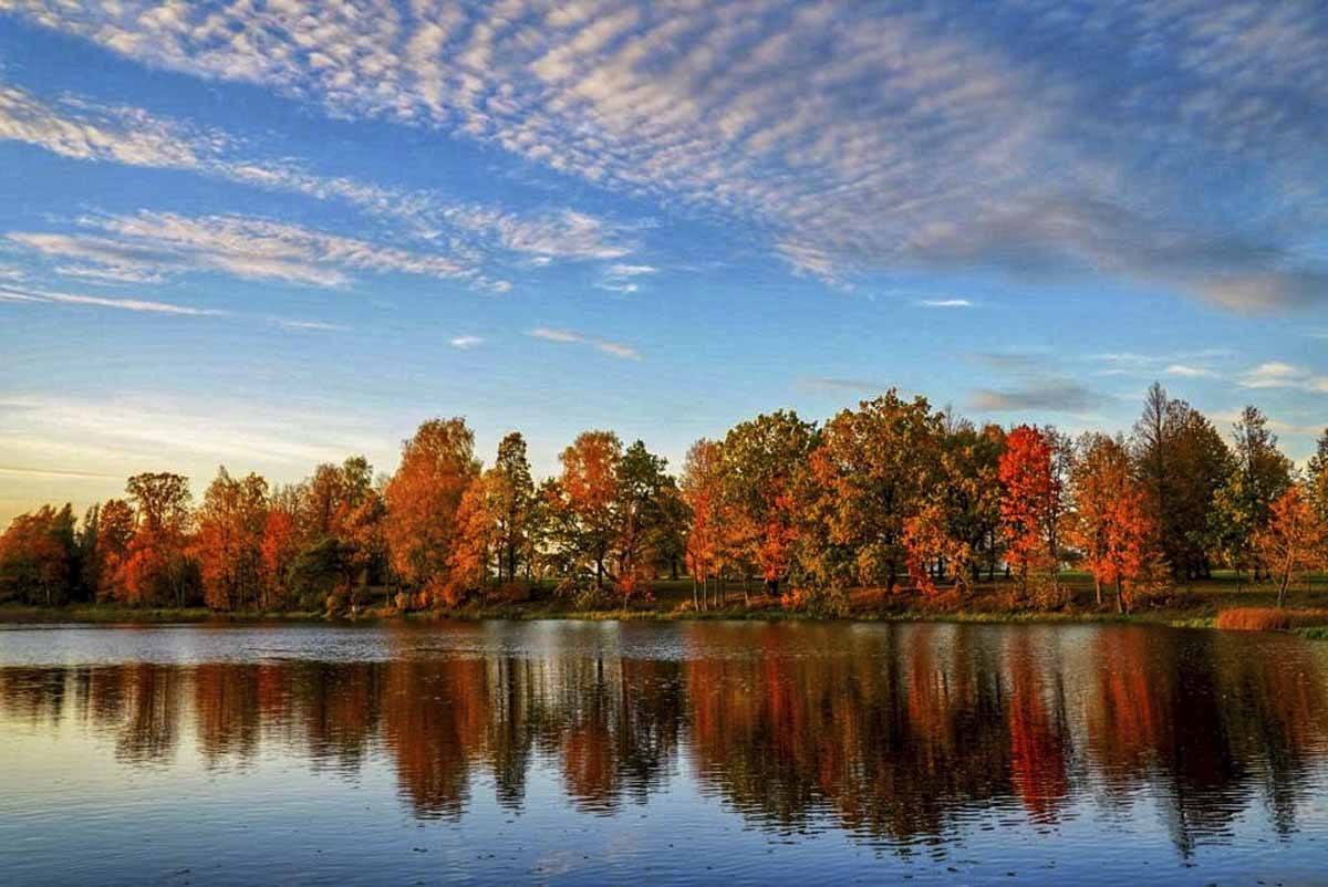autumn reflections latvia