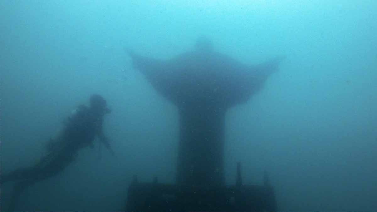 diving lake garda christ