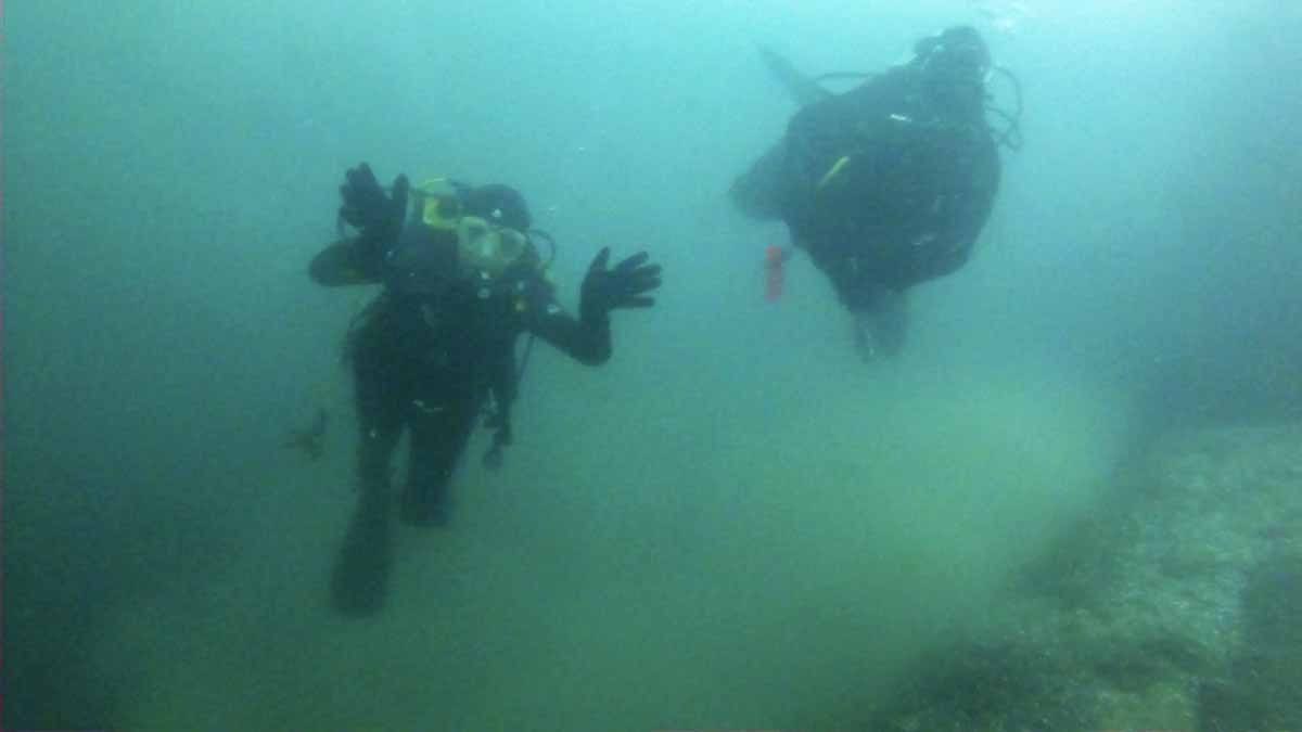 lake garda waving divers