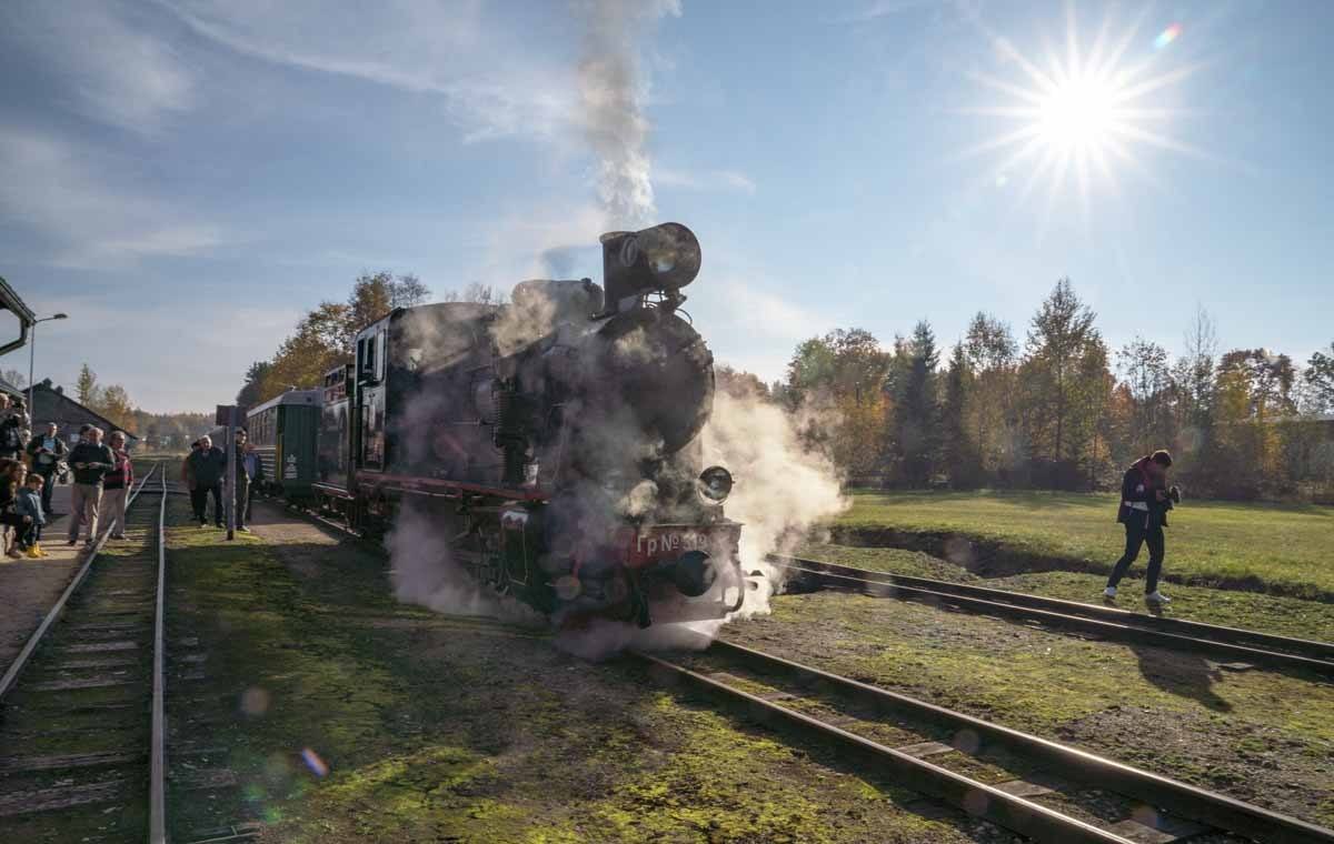 steam train latvia