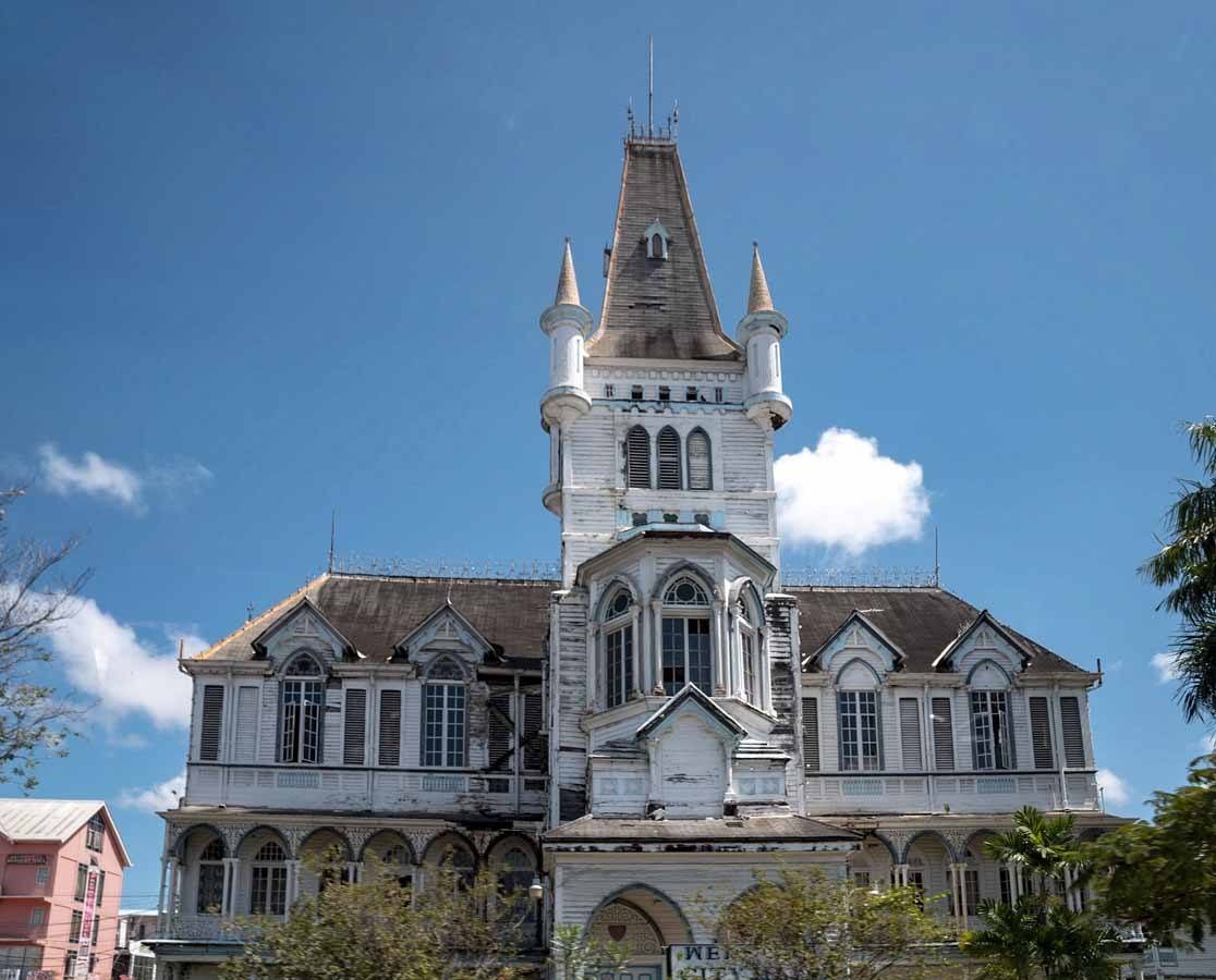 colonial architecture guyana georgetown