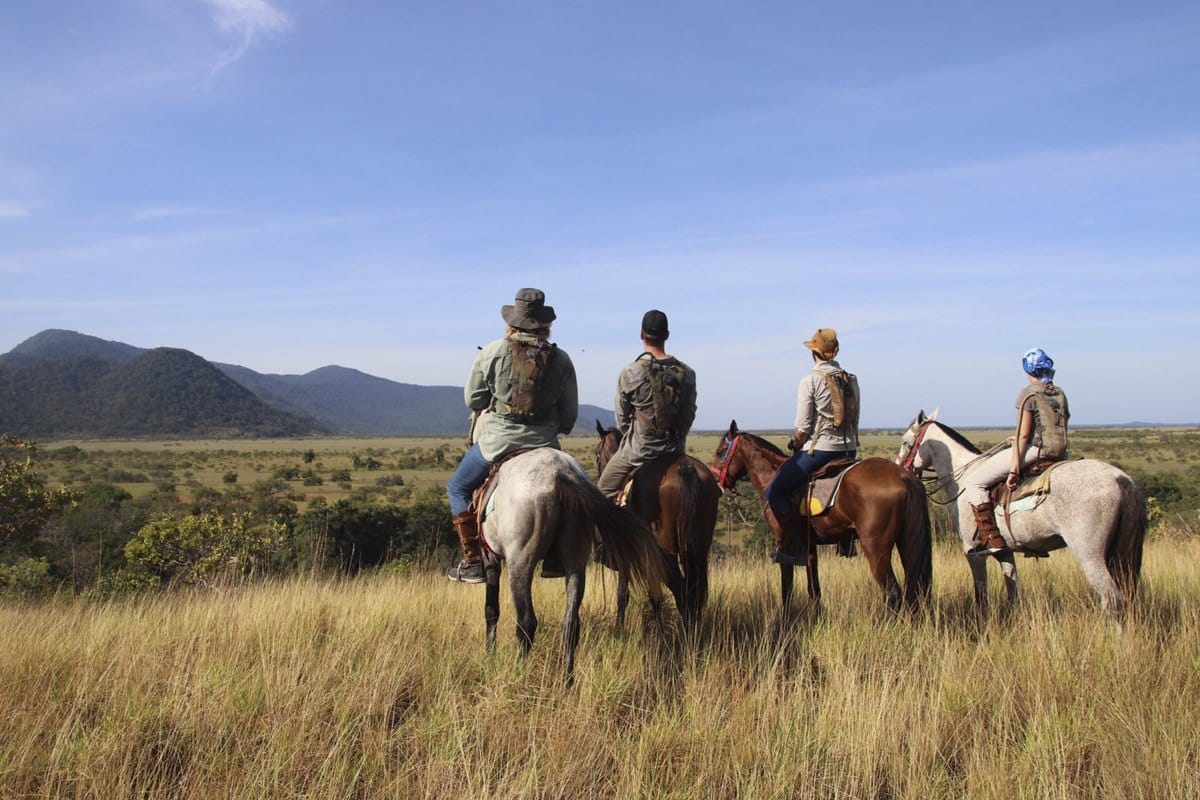 horse riding guyana on hill