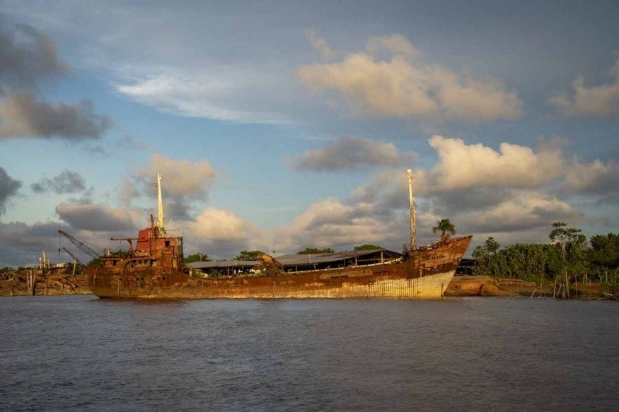 rusty boat guyana