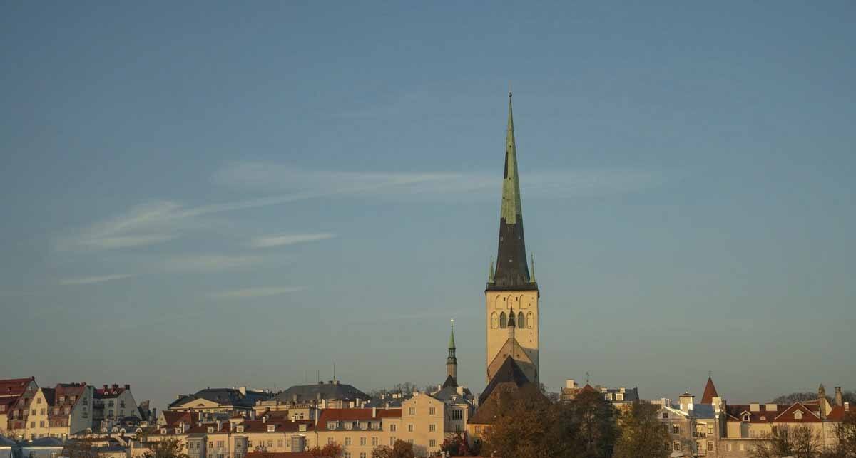 tallinn sunset view