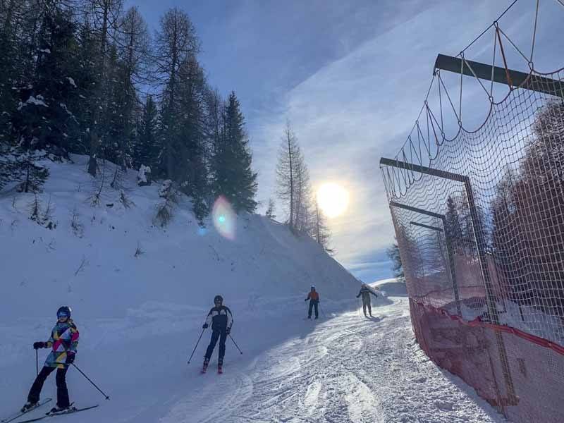 madonna di campiglio skiing graffer slope