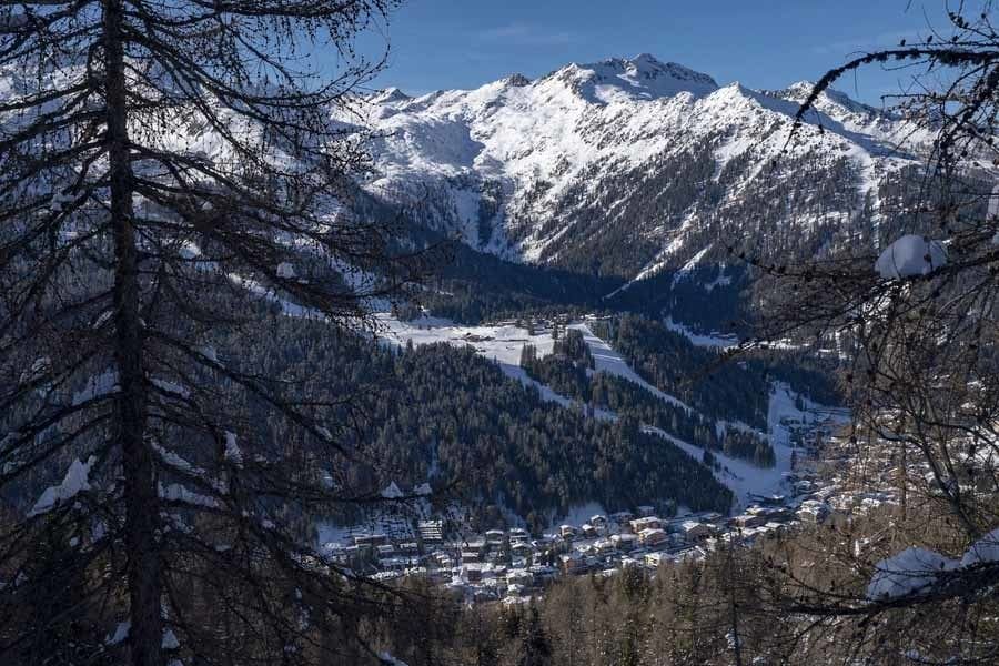 madonna di campiglio view from mountains