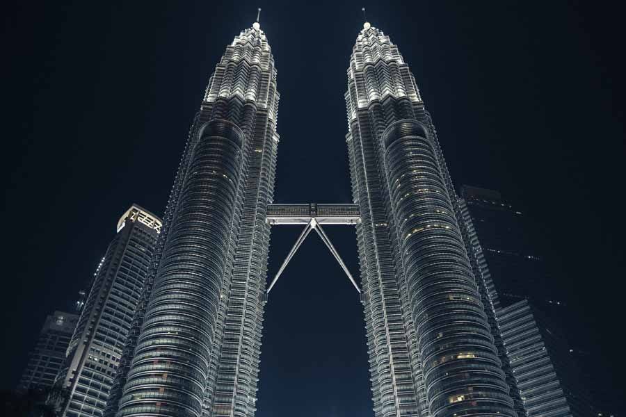 petronas close up