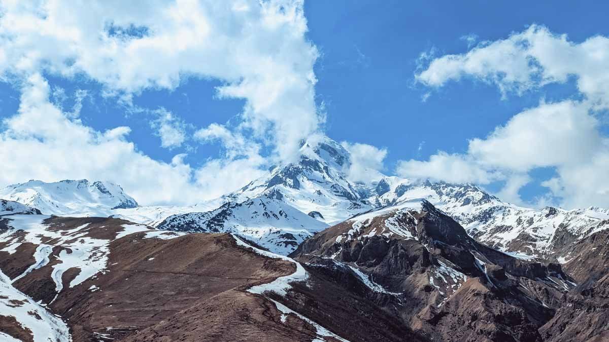 kazbegi mountains georgia