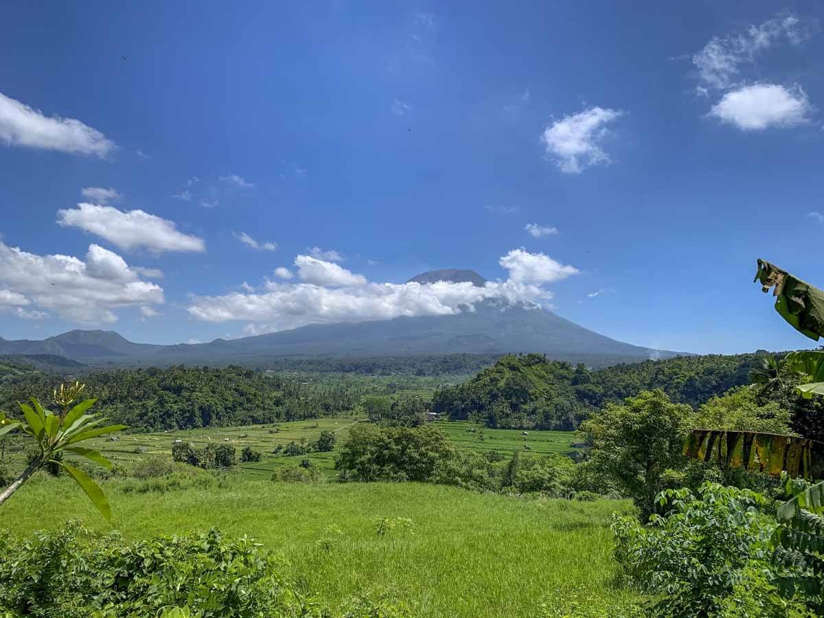 mount agung view