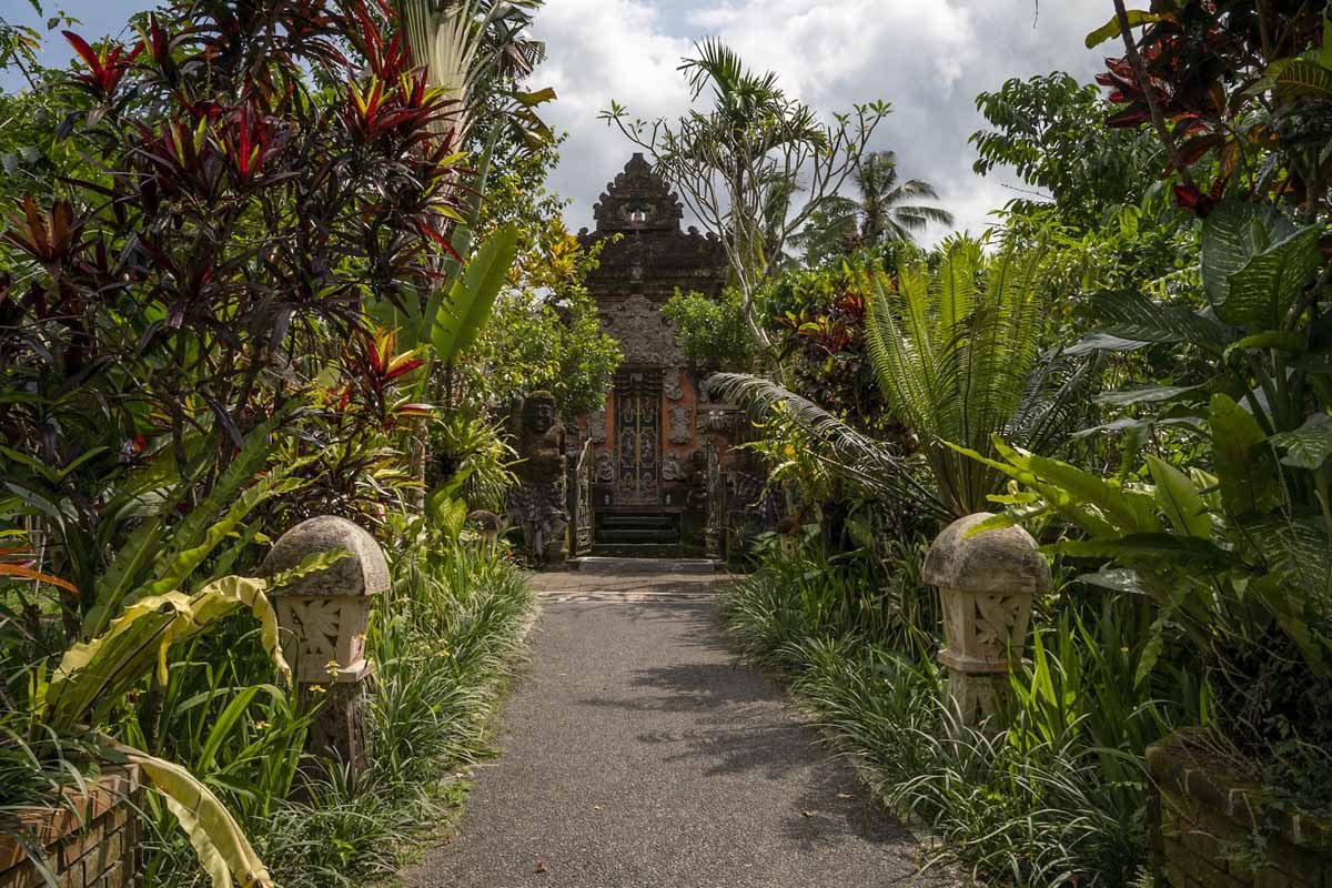 balinese home ubud entrance