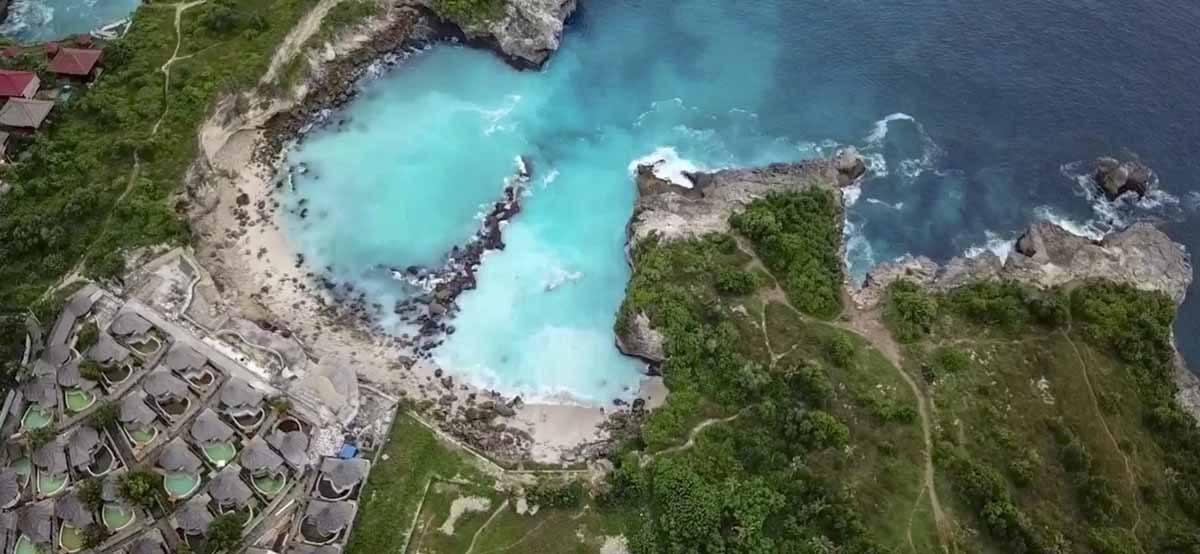 The Blue Lagoon in Nusa Ceningan