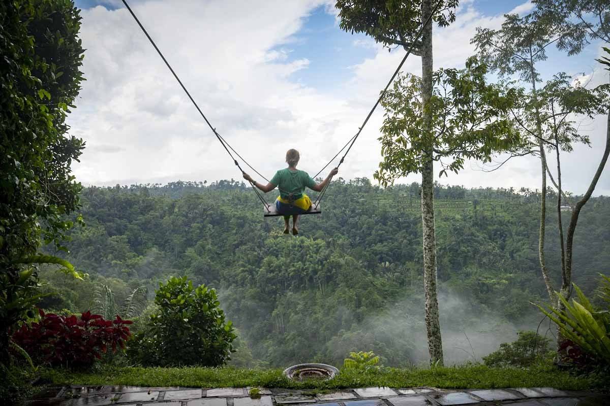 swing from back nung nung bali