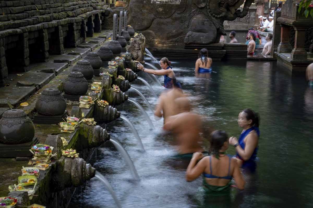 Tirta Empul Temple, just outside Ubud